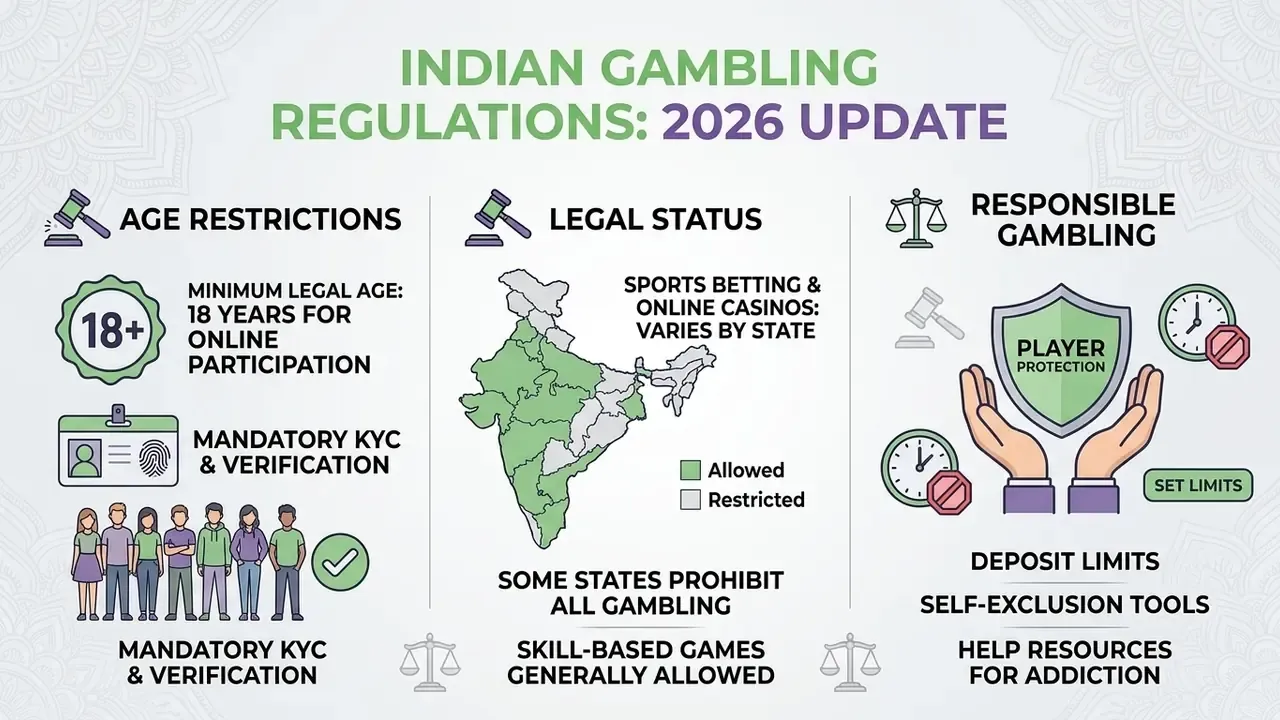 Legal compliance and gambling regulations in India 2026