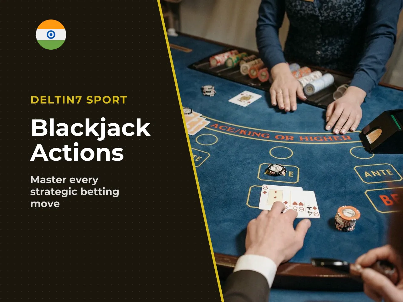 Player Actions in Blackjack Hit, Stand