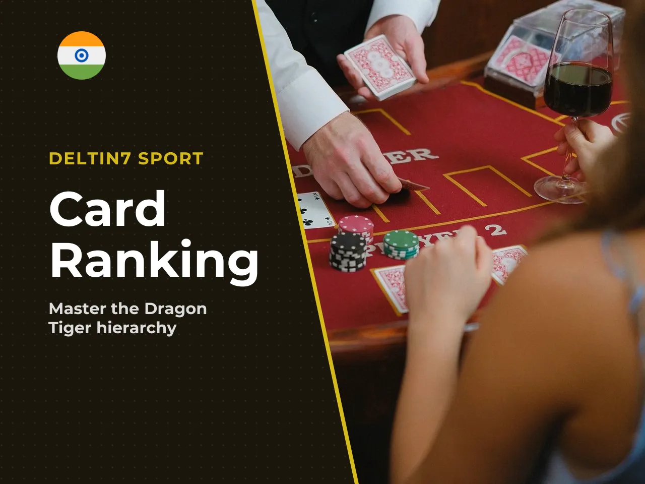 Card Hierarchy in Dragon Tiger. Card