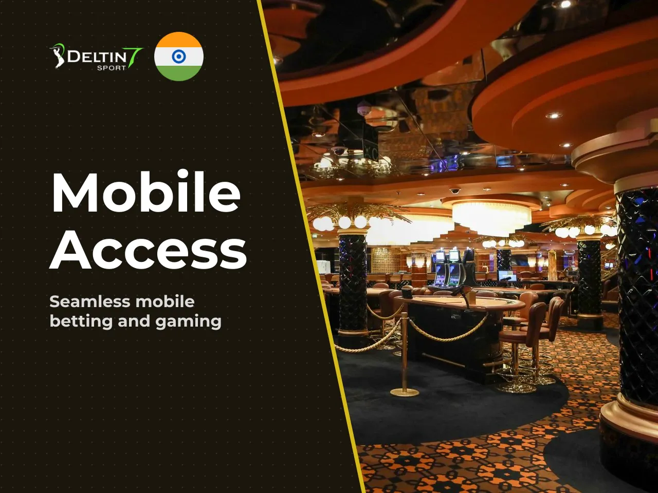 For mobile players, deltin7 app login