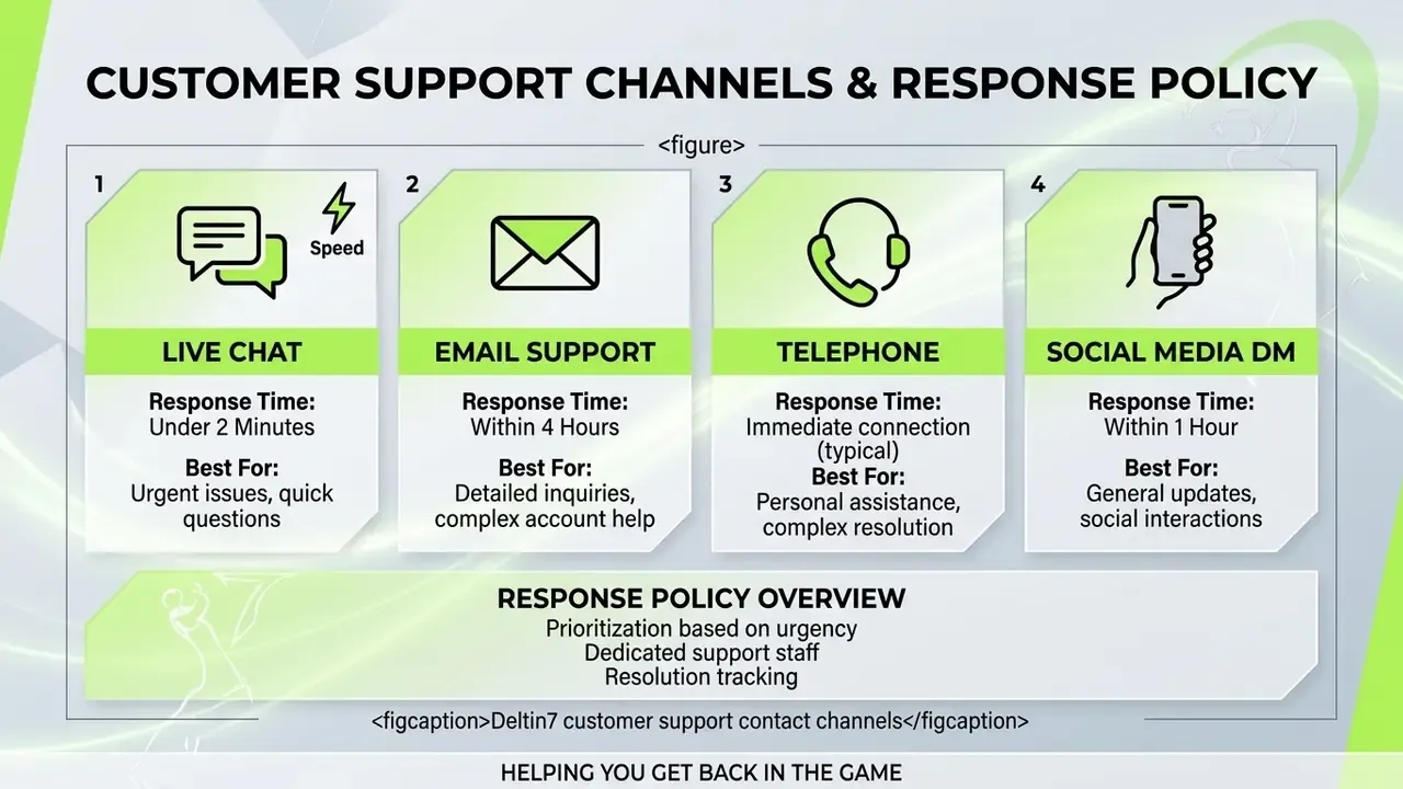 Deltin7 customer support contact channels